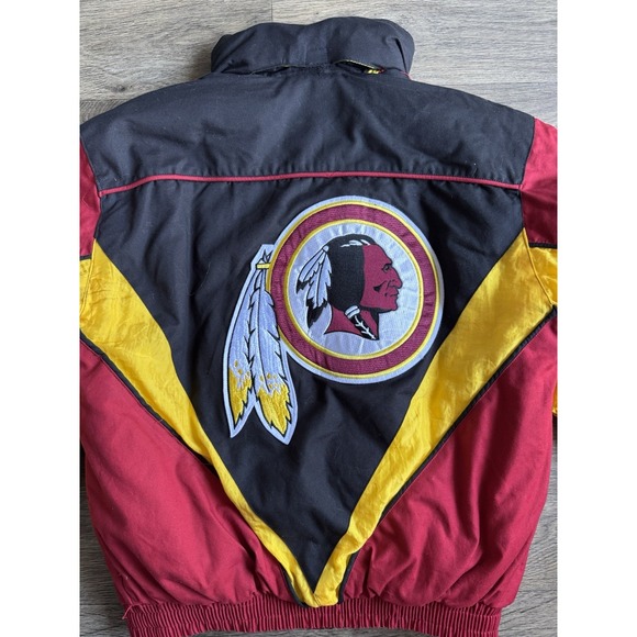 Vintage Washington Redskins NFL Fat Goose Puffer Coat Jacket Size Large - Picture 2 of 14